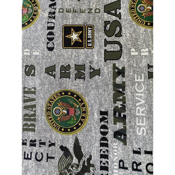 Pre-cut Fabric Swatches US ARMY, 100 pieces 9” x 6” Sewing Quilting Projects - Picture 2 of 4